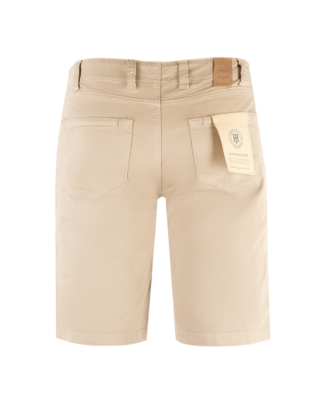 5-pkt Pan Oxford Shorts Gråbeige
