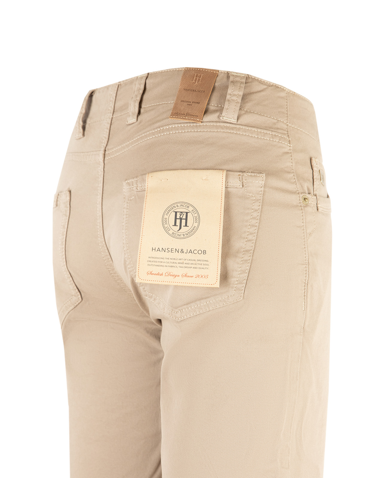 5-pkt Pan Oxford Shorts Gråbeige XL