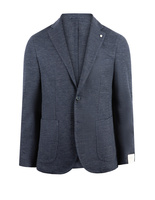 Jack Regular Kavaj Linne Jersey Navy