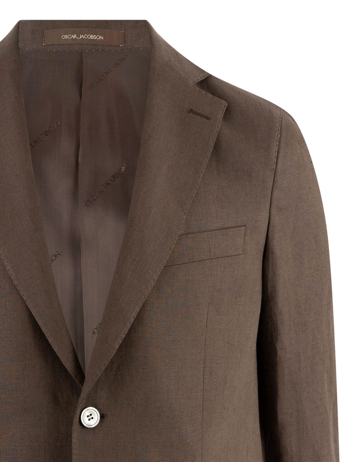 Fogerty Kavaj Linne Mörkbrun 56