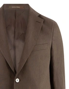 Fogerty Kavaj Linne Mörkbrun 56