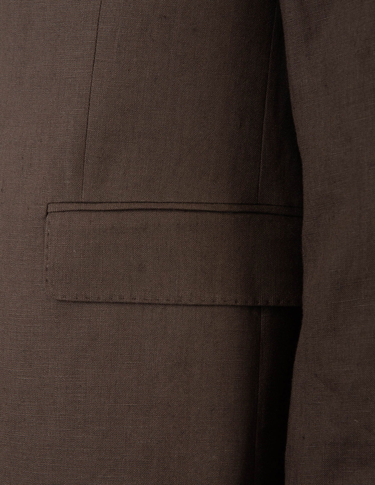 Fogerty Kavaj Linne Mörkbrun 56