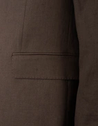 Fogerty Kavaj Linne Mörkbrun 56