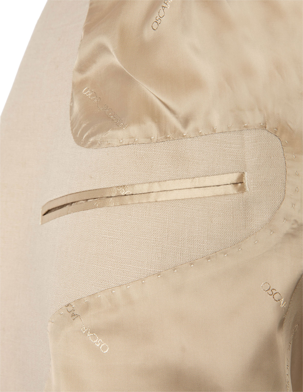 Fogerty Kavaj Linne Beige 56