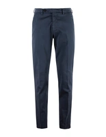 Chinos Ströms Bomull Siden Stretch Mörkblå