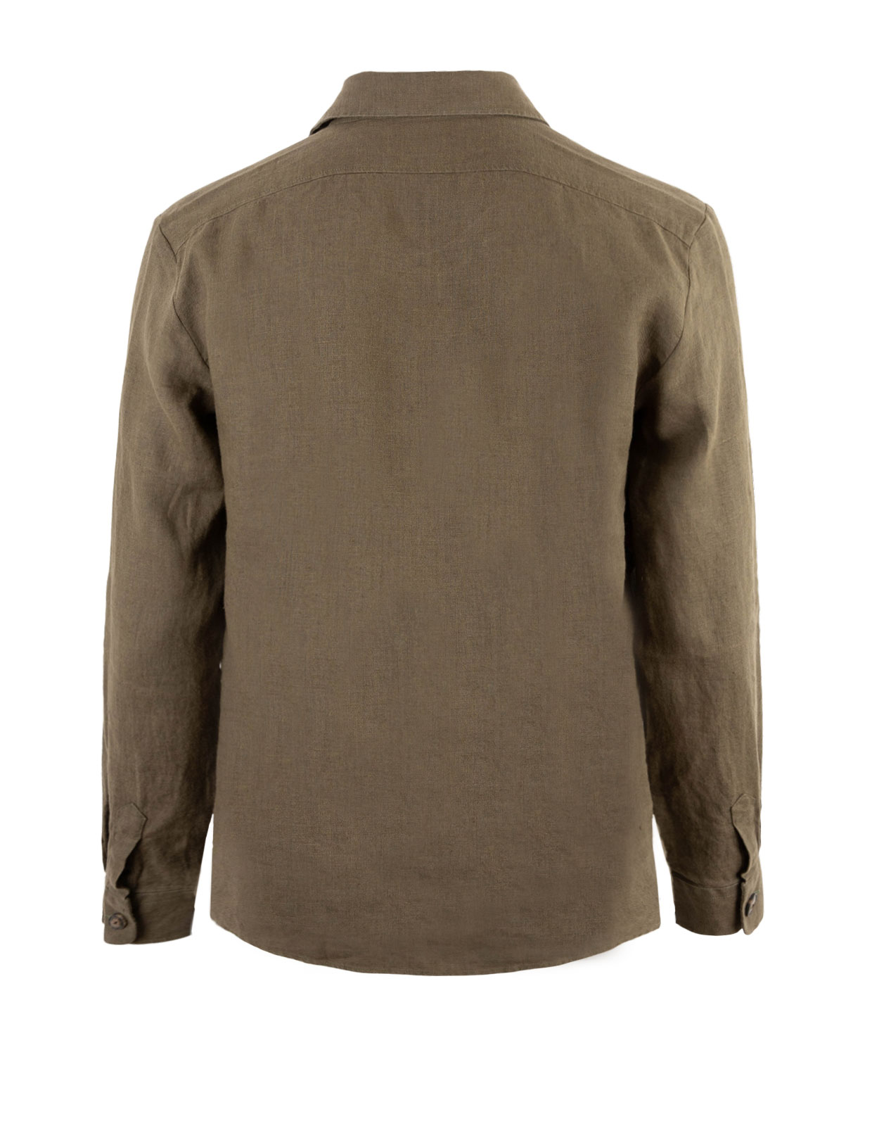 Firenze Overshirt Linne Olivgrön
