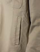 Firenze Overshirt Bomull Stretch Gråbeige S