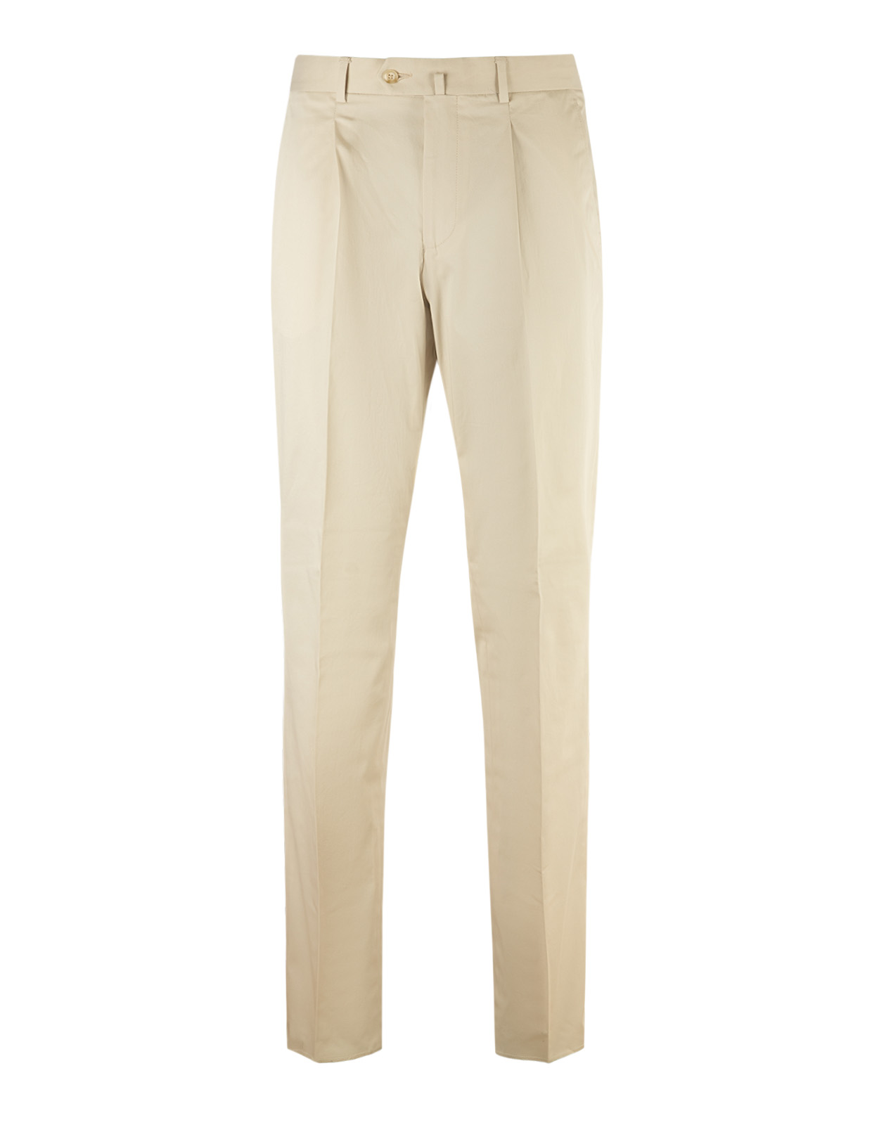 Firenze Byxa Frontveck Lättviktsbomull Ljusbeige