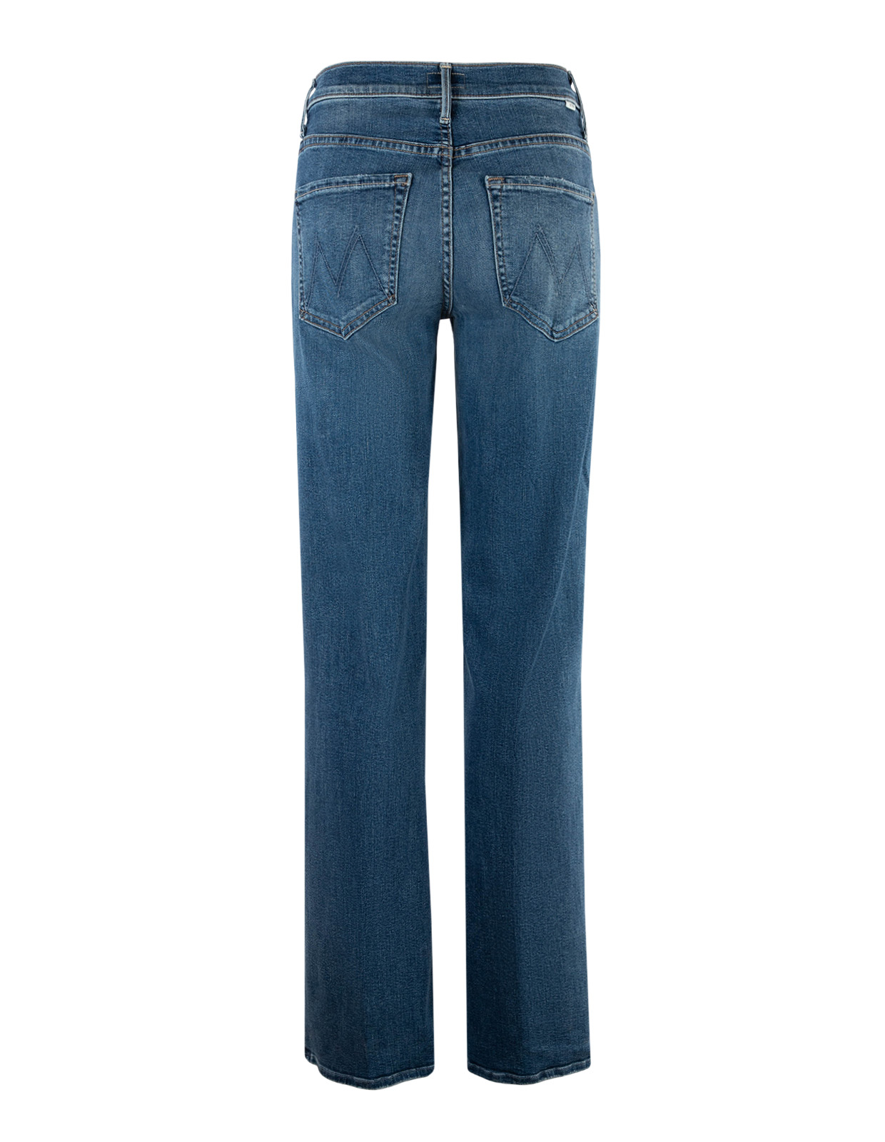 The Mid Rise Maven Sneak Jeans Mellanblå