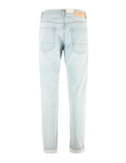 Davide Regular Selvedge Jeans Tvättad Blå 33"