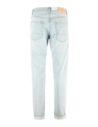 Davide Regular Selvedge Jeans Tvättad Blå 33"