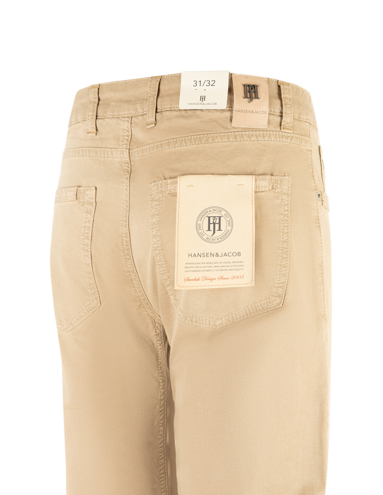 Bali Print Femficksbyxa Beige