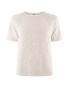 Moa T-shirt Ljusbeige Meleread XS