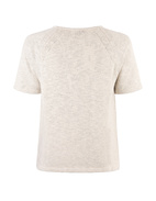 Moa T-shirt Ljusbeige Meleread XS