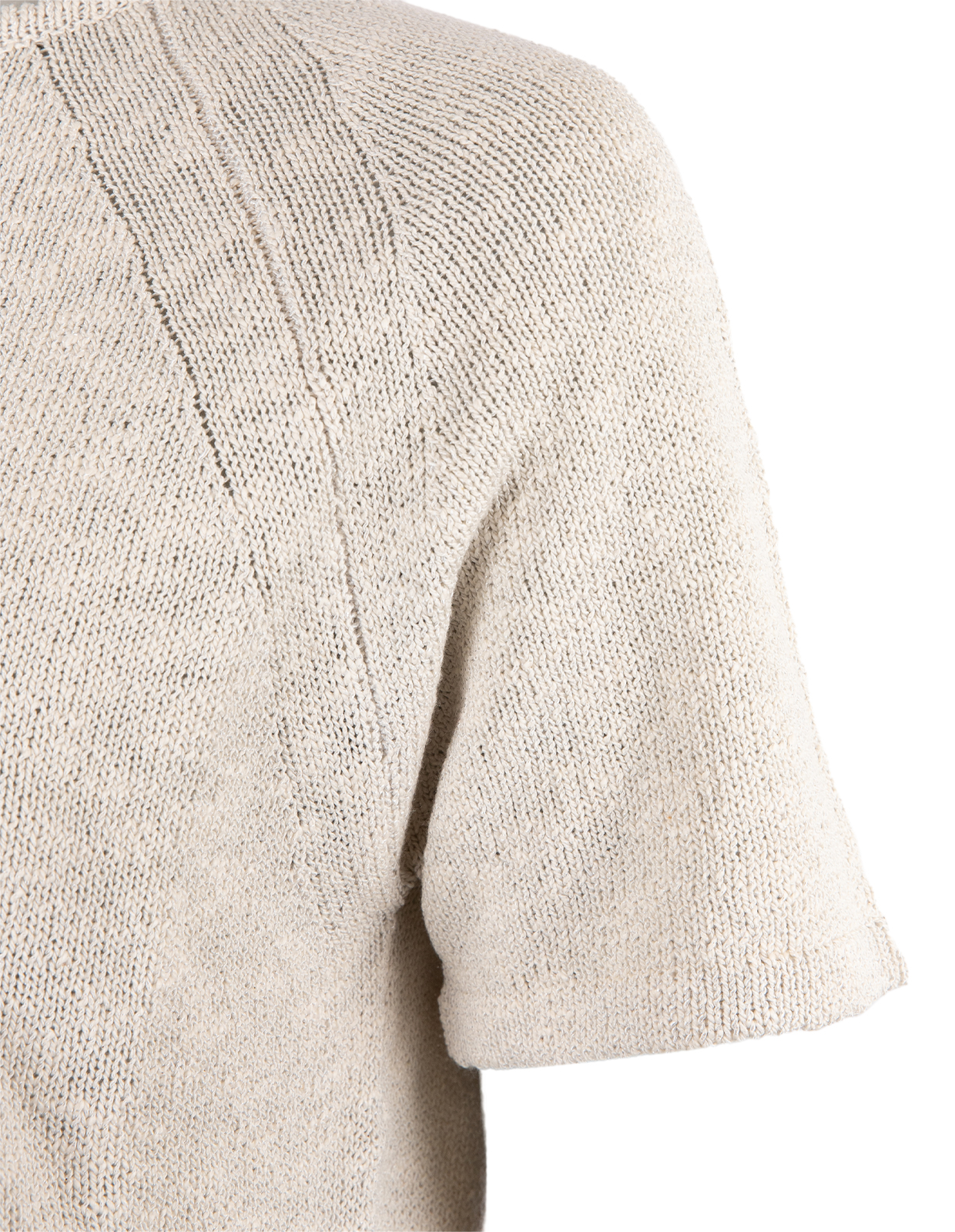Moa T-shirt Ljusbeige Meleread XS