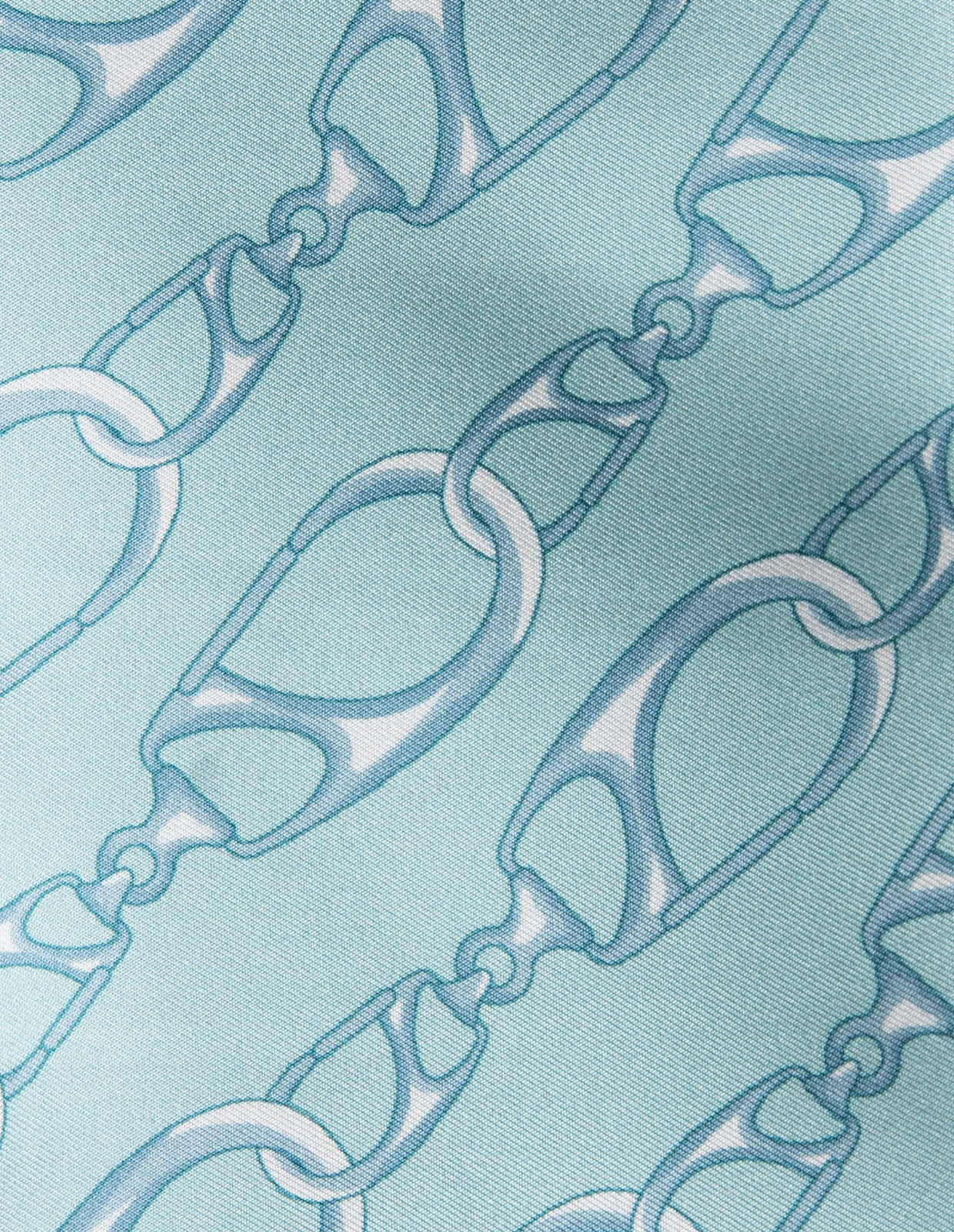 Logo Scarf Siden Turkos