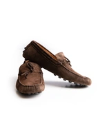 Car Shoe Mockasin Mocka Mörkbrun 43