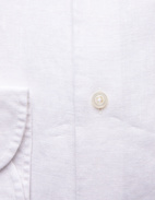Slim Fit Skjorta Button Down Linne Vit