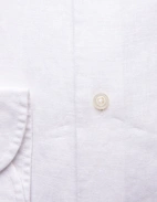 Slim Fit Skjorta Button Down Linne Vit