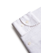Regular Fit Skjorta Button Down Linne Vit