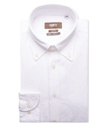 Slim Fit XLÄ Skjorta Button Down Linne Vit