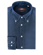 Regular Fit Extar Long Sleeve Denim Shirt  XLÄ39
