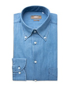 Regular Fit XLÄ Skjorta Denim Blå XLÄ40