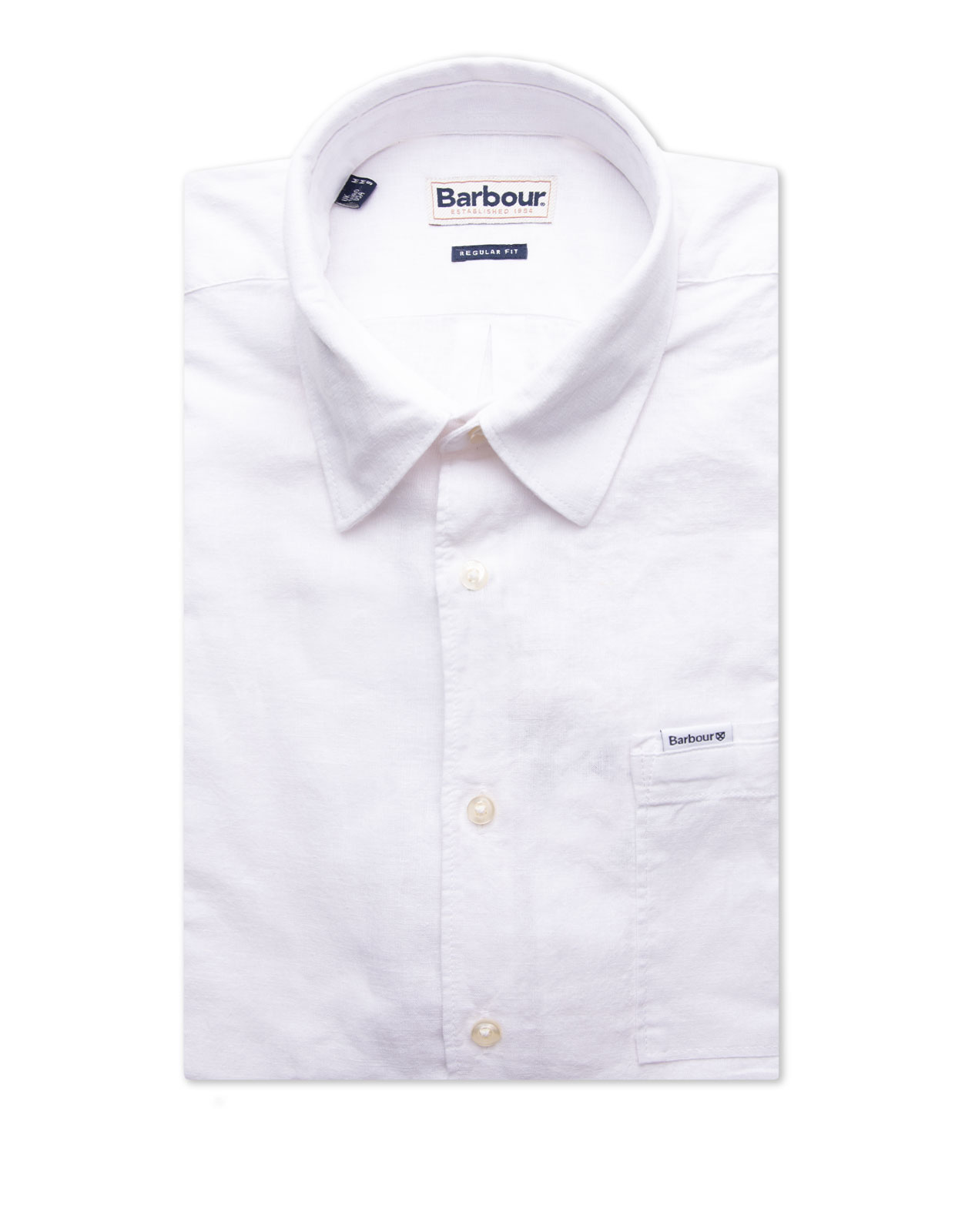 Nelson Kortärmad Skjorta Vit