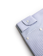 Slim Fit Skjorta Oxford Randig Blå 44