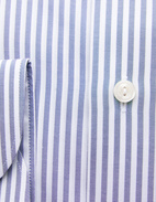 Slim Fit Skjorta Oxford Randig Blå 44