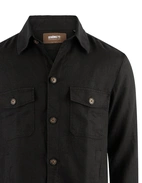 Firenze Overshirt Linne Svart