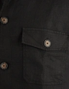 Firenze Overshirt Linne Svart