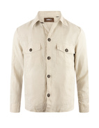 Firenze Overshirt Linne Beige M