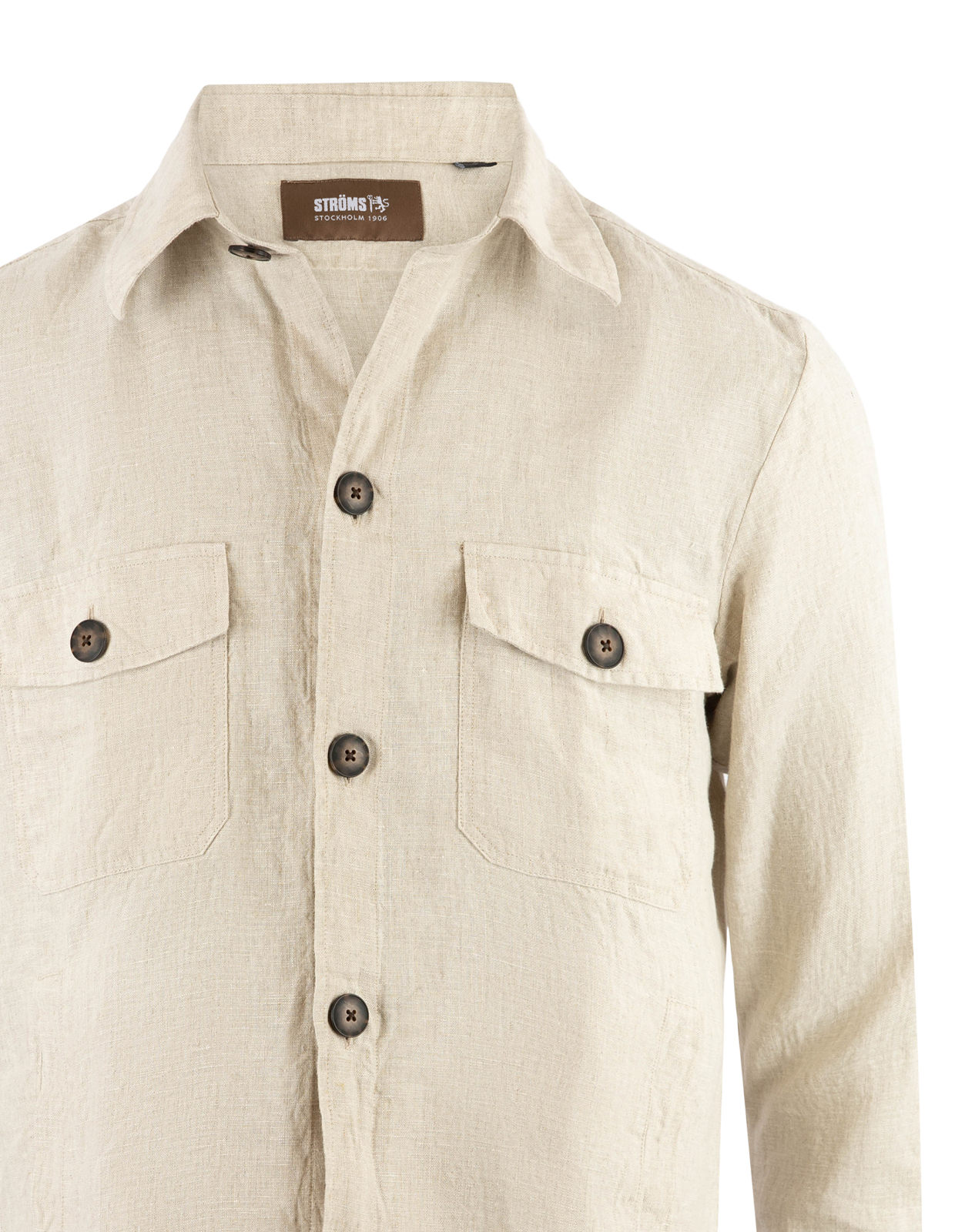 Firenze Overshirt Linne Beige