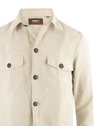 Firenze Overshirt Linne Beige