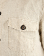 Firenze Overshirt Linne Beige M