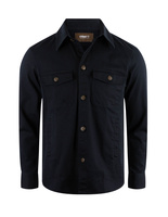 Firenze Overshirt Bomull Stretch Navy