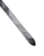 Bälte Brett Rustikt Läder Svart/Silver