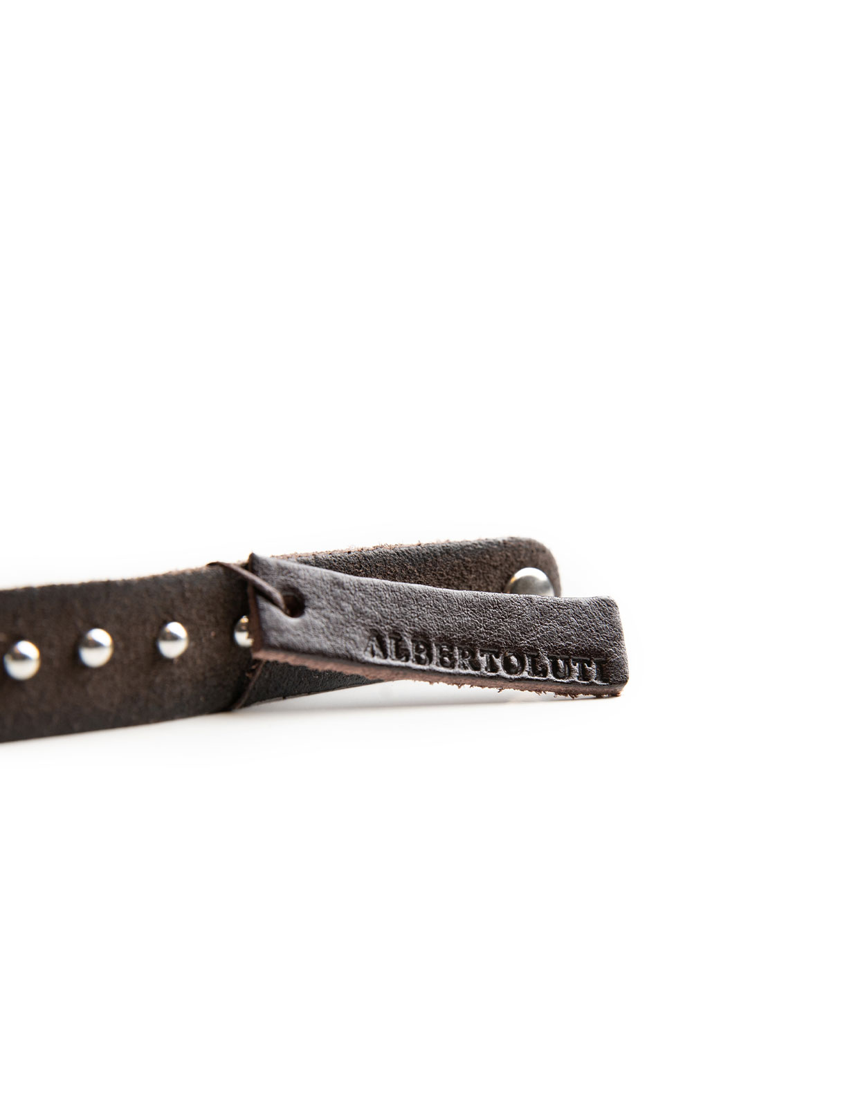 Armband Läder Westerndesign Turkos/Brun