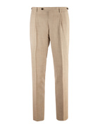 Retro Theca 2P Byxa Ull Siden Loro Piana Beige