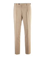 Retro Theca 2P Byxa Ull Siden Loro Piana Beige