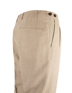 Retro Theca 2P Byxa Ull Siden Loro Piana Beige
