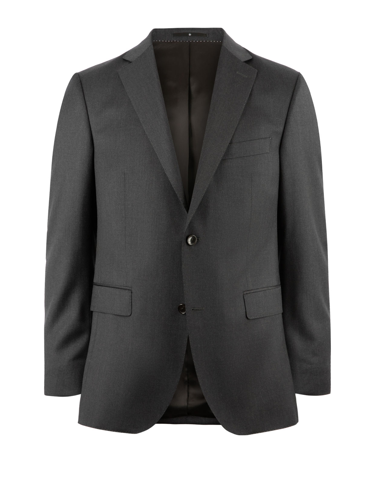 Edson Suit Jacket 110's Wool Mix & Match Dark Grey