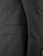 Edson Suit Jacket 110's Wool Mix & Match Dark Grey 60