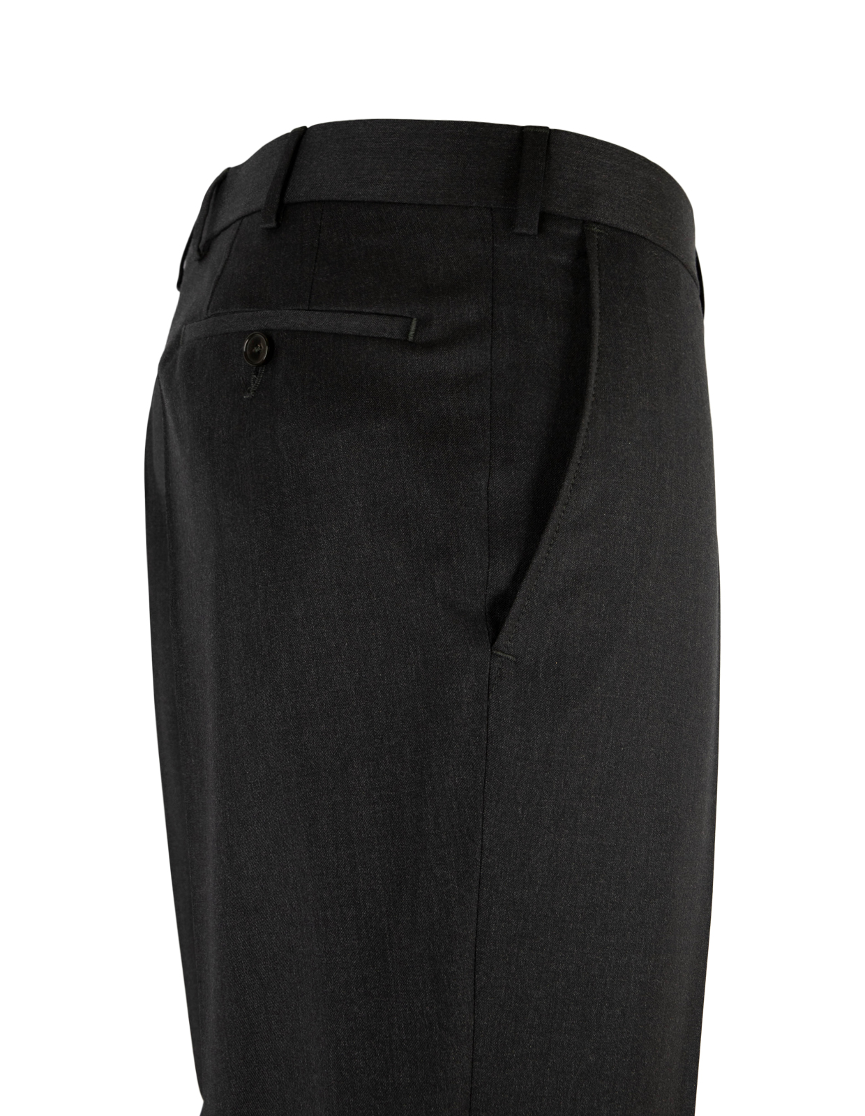 Jeff Kostymbyxa Mix & Match Ull Mörkgrå 108