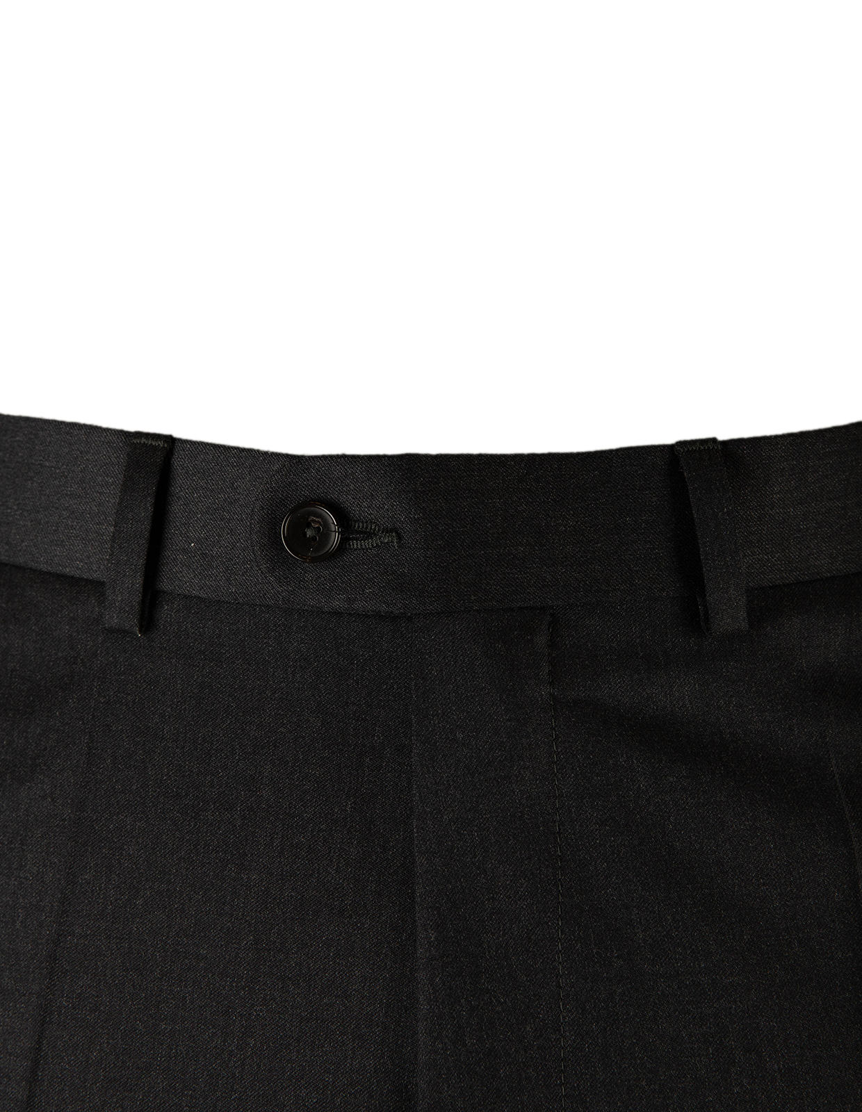 Jeff Suit Trousers 110's Wool Mix & Match Dark Grey Stl 58