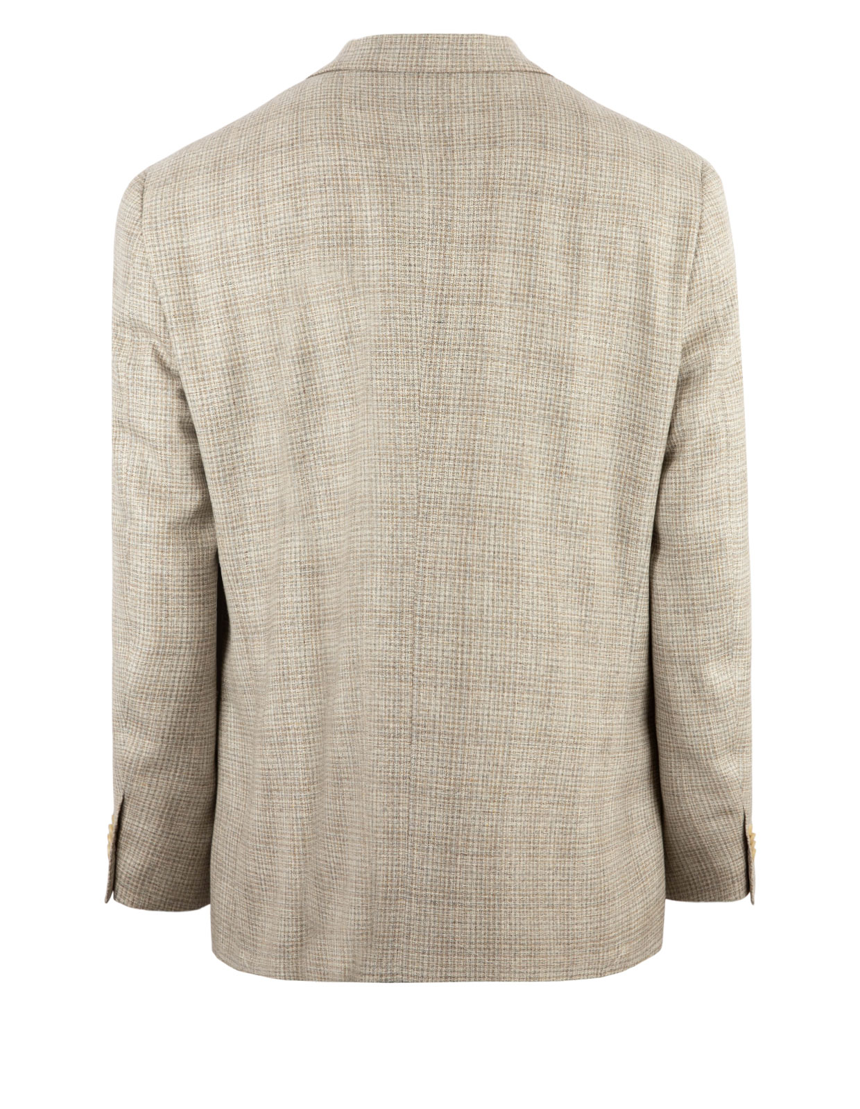 Drop6 Kavaj Mouline Siden Ull Ljusbeige