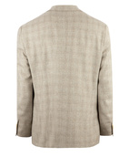 Drop6 Kavaj Mouline Siden Ull Ljusbeige