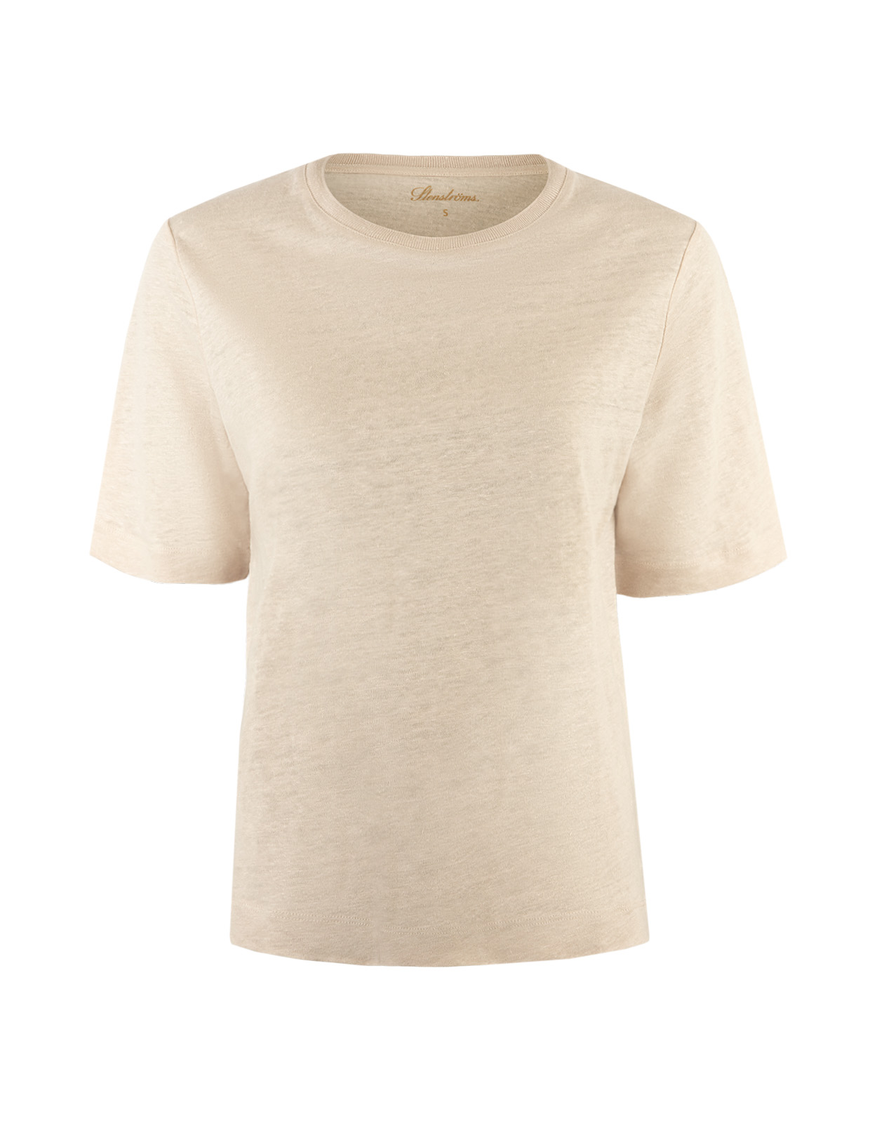 Helmi T-Shirt Linne Ljusbeige