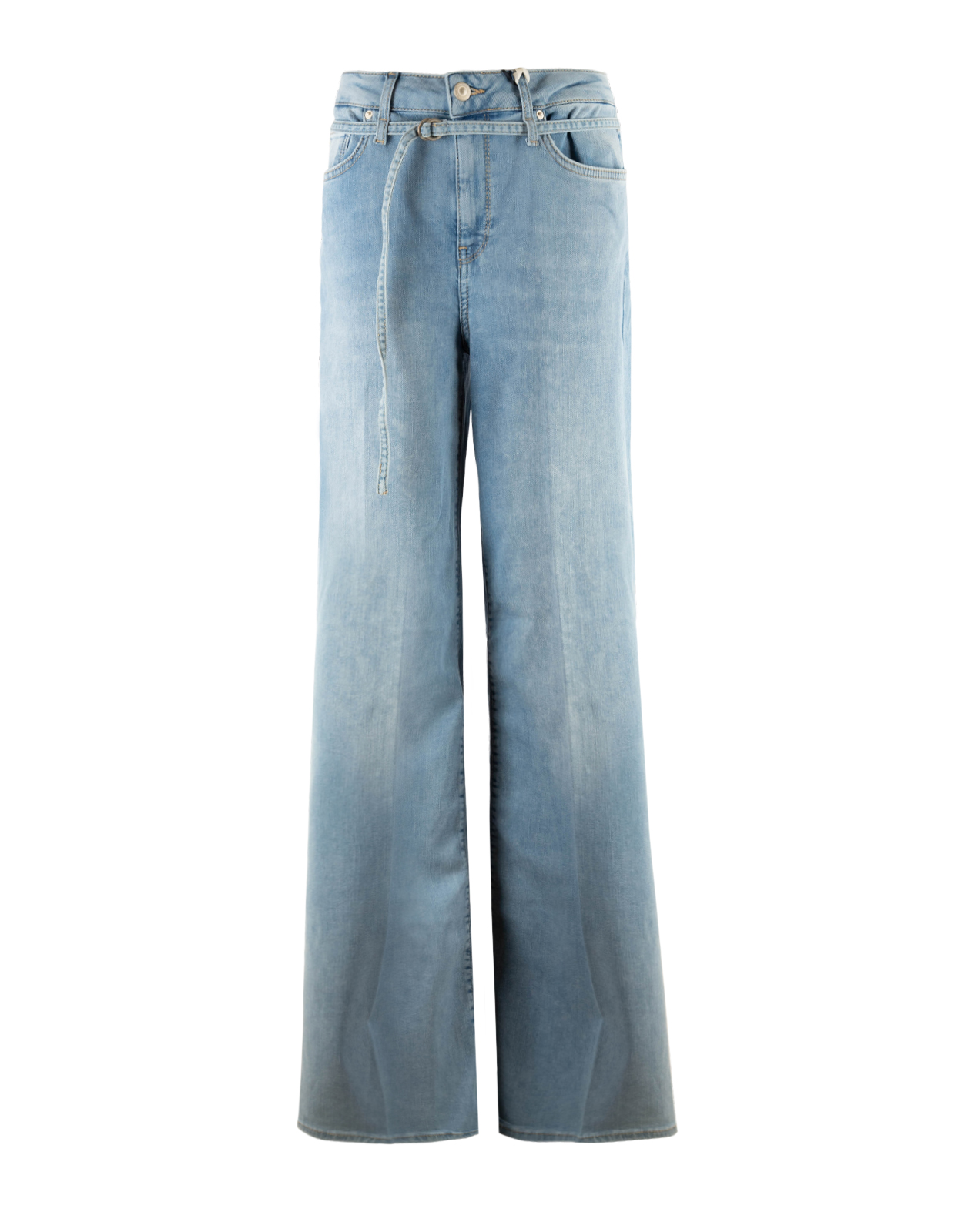 Sventy B Wide Jeans Ljusblå